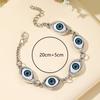 Gothic Acrylic Blue-eyed Evil Eye Bracelets  for Women Men Halloween Party Retro Amulet Vampire Scary Jewelry Accessories Gifts