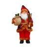 30cm Standing Santa Gnome Figurine with Backpack and White Beard