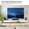 Portable Metal Projector Screen Anti Light Movie Screen 16:9 3D 4K 1080P HD Foldable Projection Screen Easy To Clean
