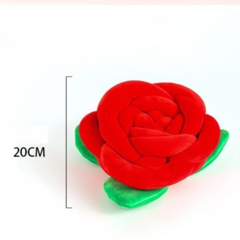 Knotted Pillow Sofa Cushion Camellia 3D Fabric Flower Pillow  Style Décor Accent Pillow for Home Living Room Elegance