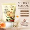 30g Profumo Giardino Crema Mani Estratto di Piante Idratante Fiori Nutrienti Riparazione Secchezza Screpolature Morbida Sbiancante Controllo Sebo Rosa