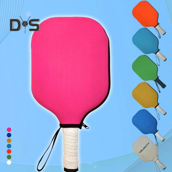 Pickleball Paddle Cover Lightweight Pickleball Racket Sleeve with Lanyard Waterproof Scratch-Resistant Pickleball Accessories
