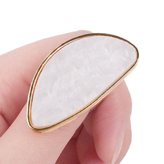 Imitation Shell Finger Nail Art Ring Palette Maniküre Make-up-Tool