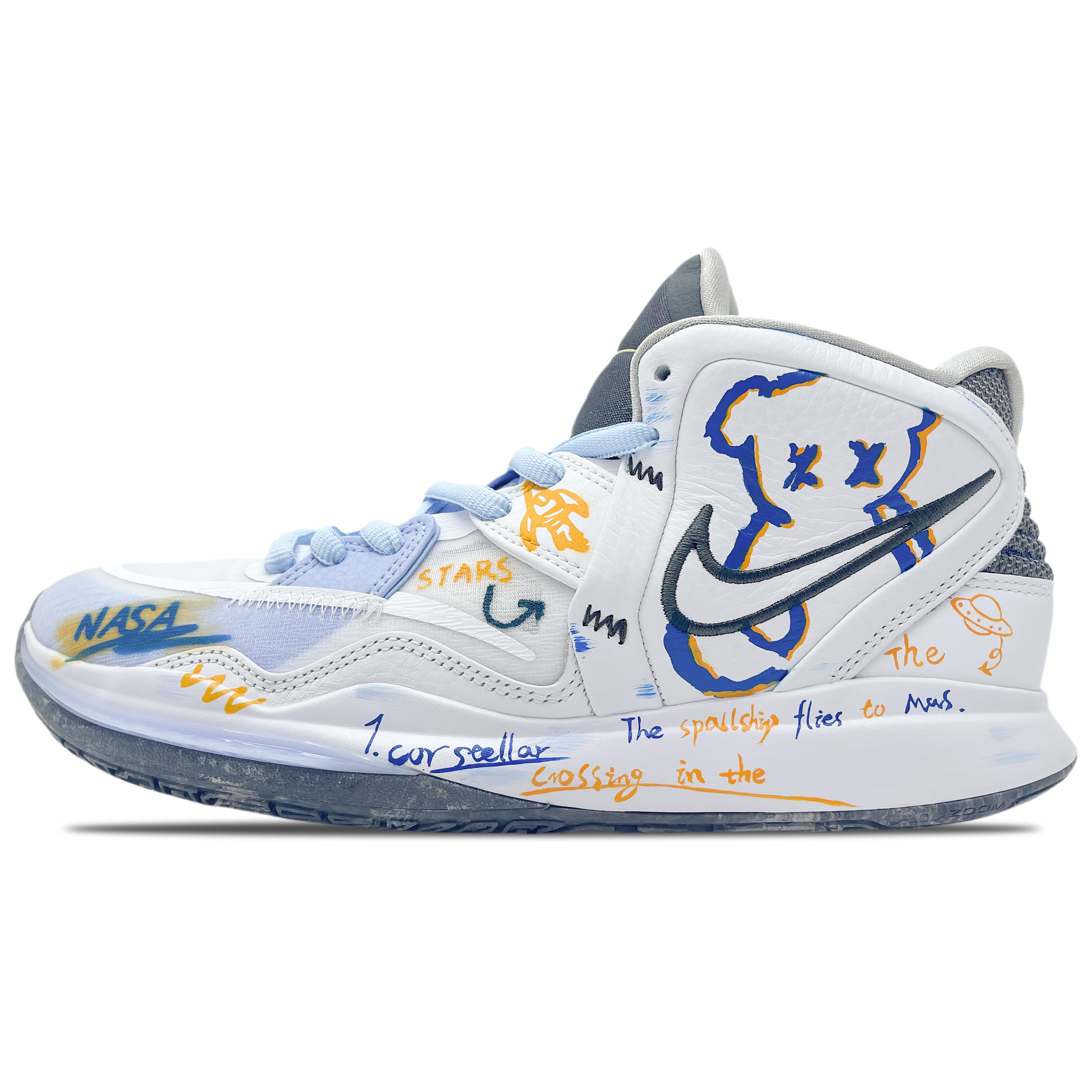 

Nike Kyrie 8 Infinity Basketball Shoes Unisex Mid top Blue DC9134-102(Team188-) 40.5