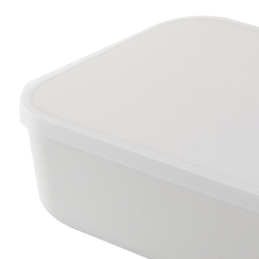 Desktop Storage Box PP Large Capacity Waterproof Modern Desk Organizer Storage Container with Lid for Bedroom Office
