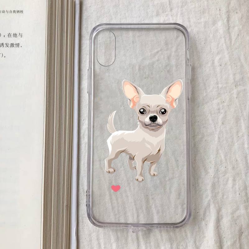 Chihuahua Dog Fashion Phone Case for iPhone 11 12 13 mini pro XS MAX 8 7 6 6S Plus X 5S SE 2020 XR case