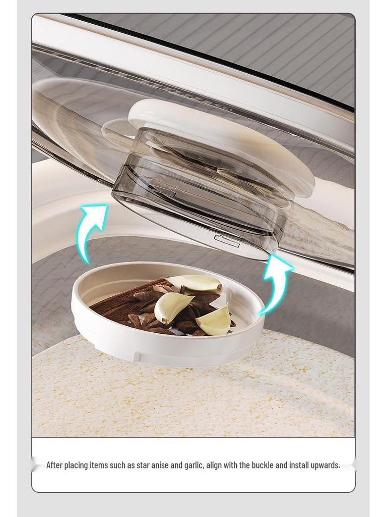 Szczelny pojemnik do przechowywania ryżu i zbóż, odporny na owady