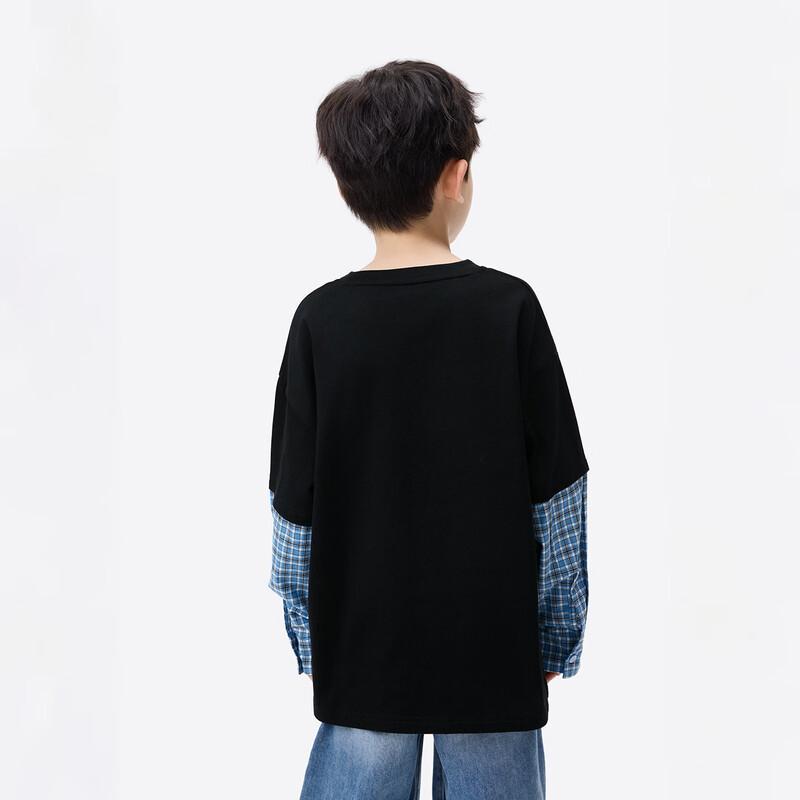 Boys' Cotton Fashion Print Long-Sleeve T-Shirt
