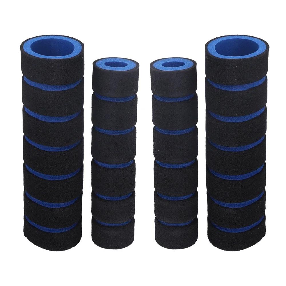 

4pcs Universal Grip Comfort Sponge Foam Handle Bar Motorcycle Dirt Bike E-bike Grip Cover Non-slip Soft Handlebar Bicycle Part