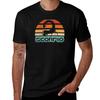 Retro Scorpio Sun Tshirt Classic Graphic Short Sleeve Top Tshirt