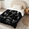 1PC Charles Matthewsons Anarchy Patterned Flannel Blanket Suitable For All Seasons For Home Decor Warmth And Comfort Gifts Holiday Present