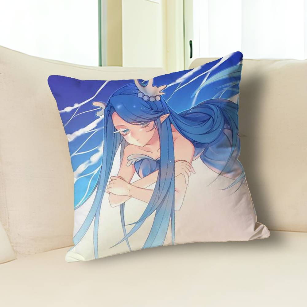 

S-Sea F-Fairy Cookies Anime Celebrity Merchandise All-Match Printed Pillow Case Sofa Car Office Room Decoration Protector 30cmx30cm