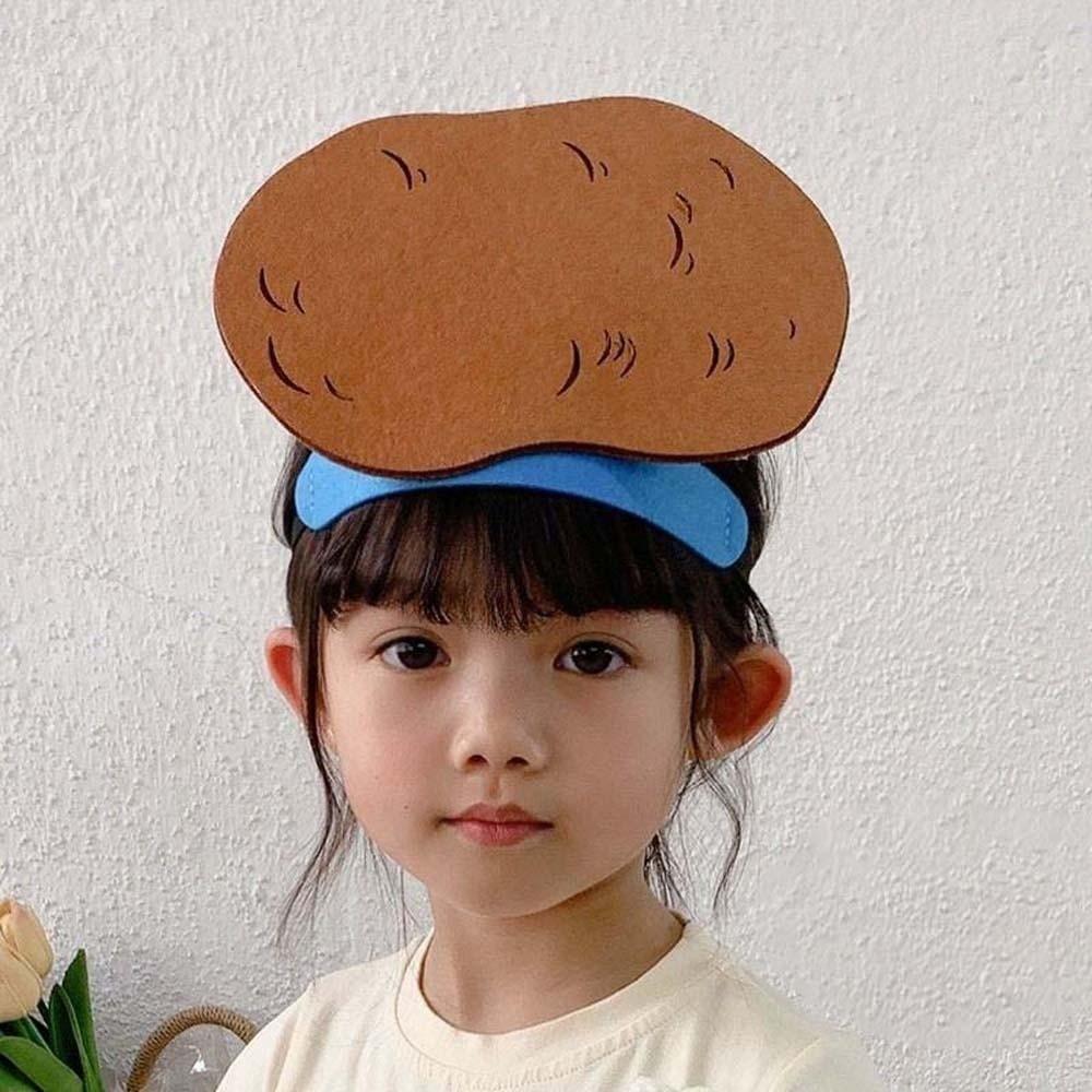 Cloth Cartoon Vegetable Headband Elastic Kindergarten Performance Headwear Cosplay