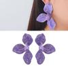 Sophisticated Earrings Ear Jewelry Flower Studs Earrings Unique Ear Pendant Alloy Texture Ear Pin for Fashion Lover