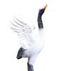 Outdoor Garden Statue Crane Sculptures Free Standing Handpainted Decorations Decoy for Patio Pond Outdoor Lawn Fairy Garden