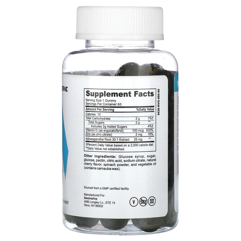 Ashwagandha, 60 Gummies