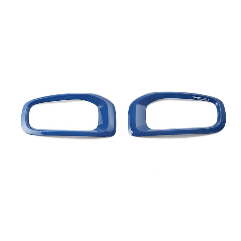 

SHINEKA Внешние аксессуары для Jeep Renegade ABS передняя противотуманная фара автомобиля декоративная крышка наклейка для Jeep Renegade синий