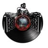 Personalized DJ Name Art Vinyl Record Wall Clock Home Music Club Decoration Wall Watch Custom DJ Name Gift Wall Clock