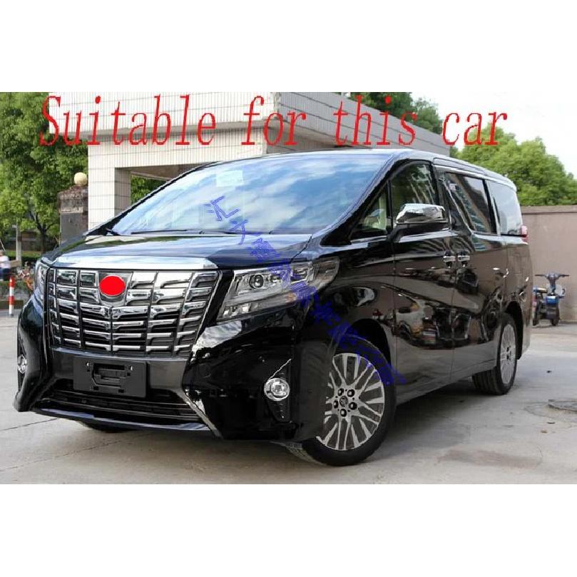 For 2016- Toyota Alphard Vellfire AH30 Car Accessories ABS Chrome Door Side Mirror Cover Trim