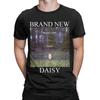Brandneues Gänseblümchen T-Shirt Herren Reine Baumwolle Neuheit T-Shirt Rundhals Band T-Shirts Kurzarm Oberteile Geschenkidee