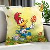 Cartoon Woody Woodpecker Cushion Cover Cushion Cover Set 4Pcs 50x50 45x45 40x40 Pillowcase Decorative Sofa Home Decor