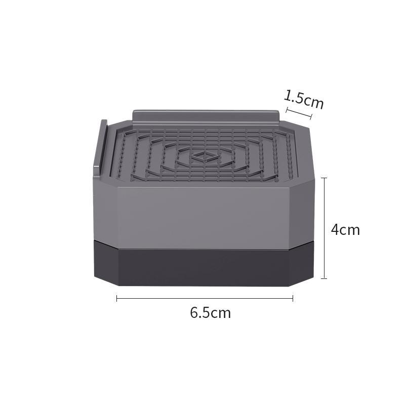 

4-Piece Set of Heavy-Duty Adjustable Plastic Triangular Furniture Bed Vertical Panels with Anti Slip Pads Suitable for Furniture