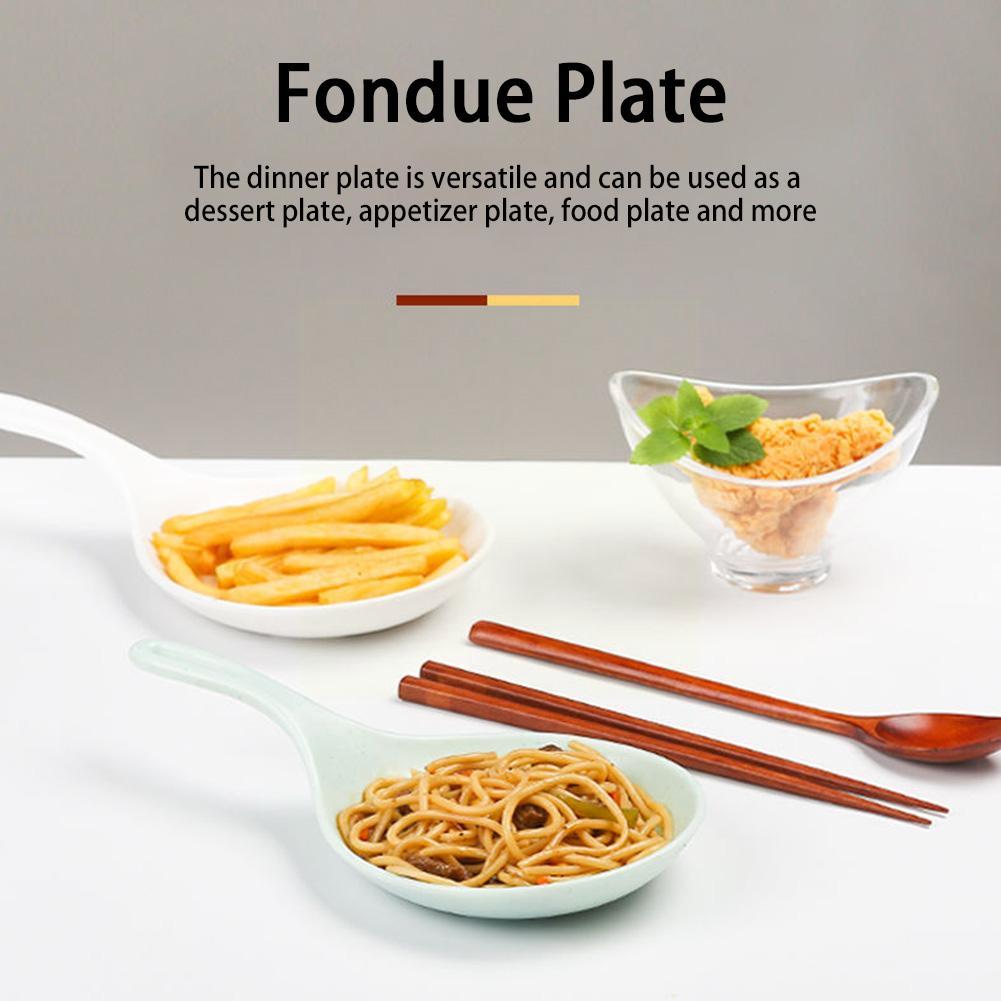 Kuchnia Duża Łyżka Zastawa Stołowa Z Uchwytem Kreatywny Kolor Miseczka na Przekąski Miseczka na Ocet Talerz Deska do Kolacji Smak Sosu Solidny K5G6