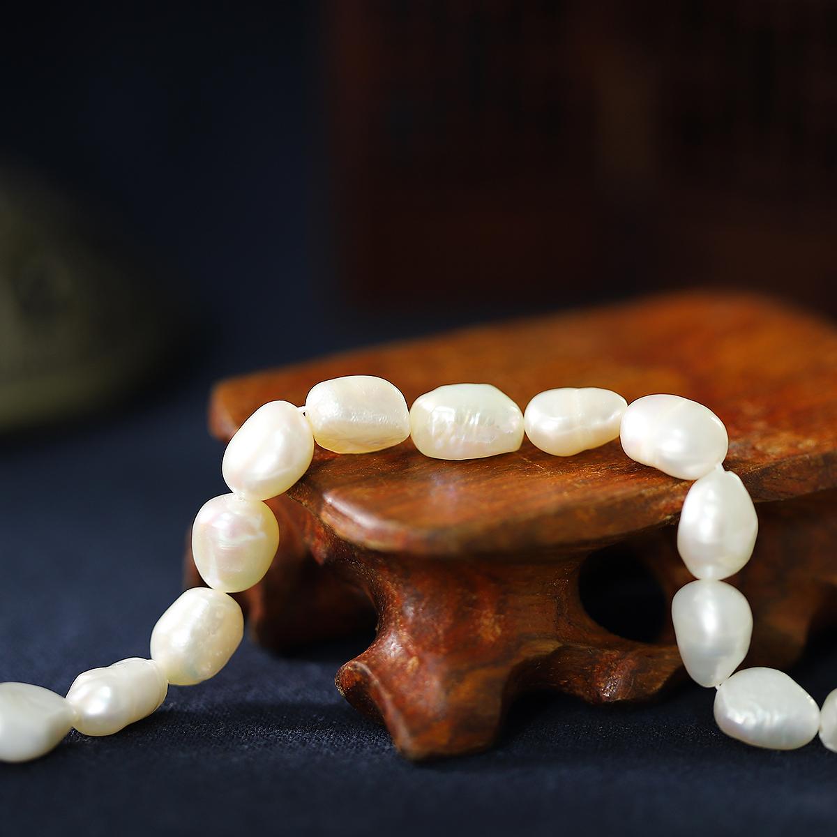 

Натуральный пресноводный жемчуг бусины для DIY ожерелья браслета серег изготовления ювелирных изделий 9-10mm 10pcs белый