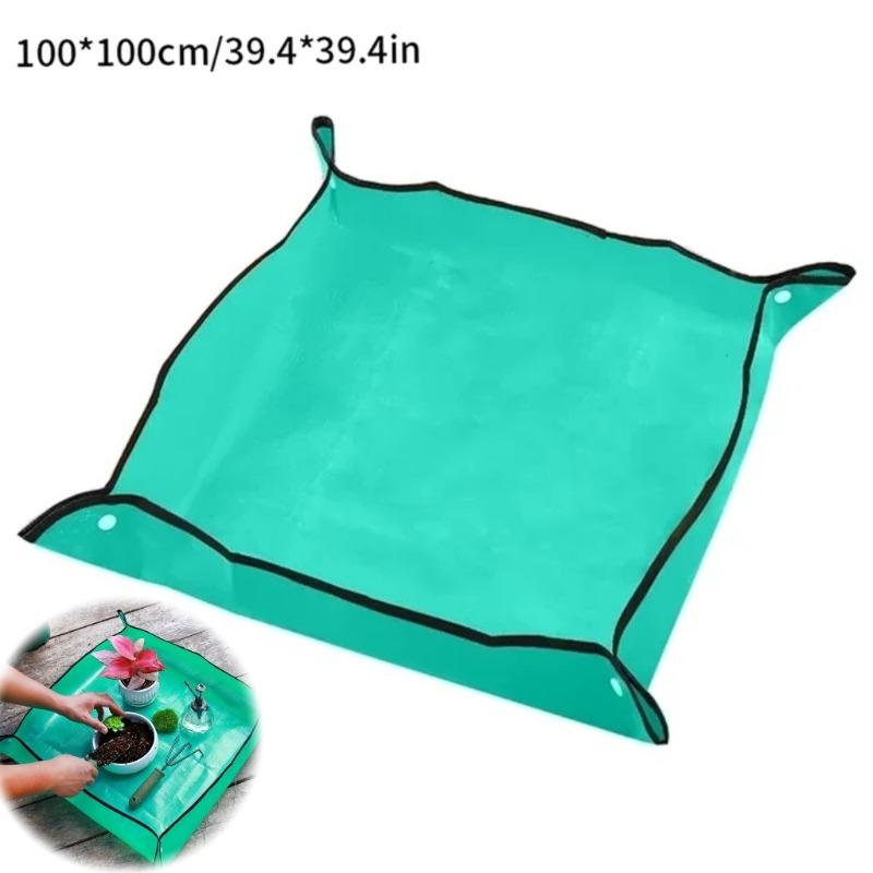 50-100cm Plant Regeneration Mat Waterproof Transplant Mat Portable Square Foldable and Easy To Clean Succulent Transplant Mat