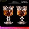 Flevence European Crystal Red Wine Glass Set (6 Pcs)