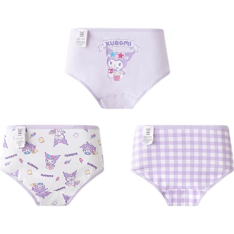 Balabala Girls' Cotton Underwear 3-Pack