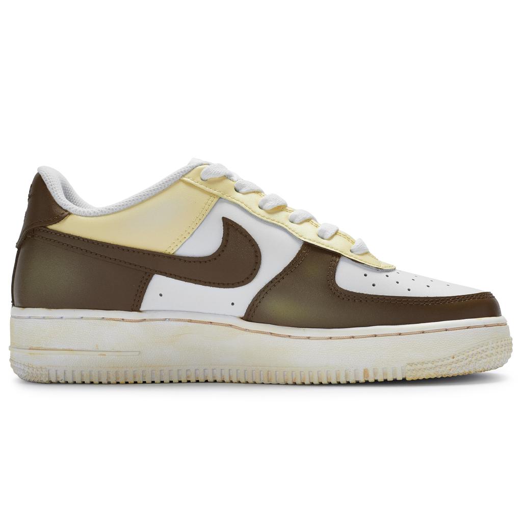 Nike Air Force 1 Low Top Skateboard Shoes Men's Brown CW2288-111(Team80-GUY)