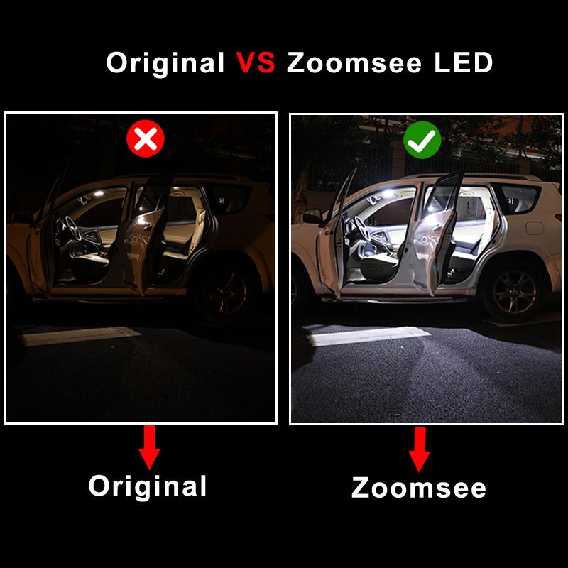 Zoomsee For BMW E87 E81 F20 E36 E46 E90 E91 E92 E93 F30 F31 E39 E60 E61 F10 F11 F12 F06 E38 E63 E65 E66 Interior LED Light Kit Yx2