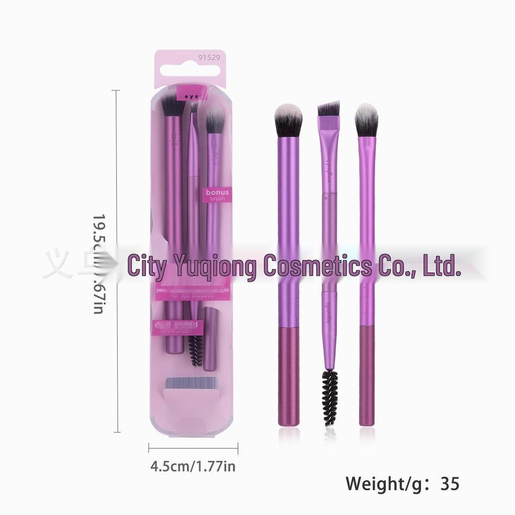 American RT Series 1997 Makeup Brush & Sponge Set: Includes Blush, Blending, Eyeshadow Brushes & Beauty Sponge, Exclusive for Foreign Trade.