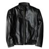 New Autumn Winter Genuine Leather Jacket Men Slim Fit Stand Collar Short Casual Simple Coat