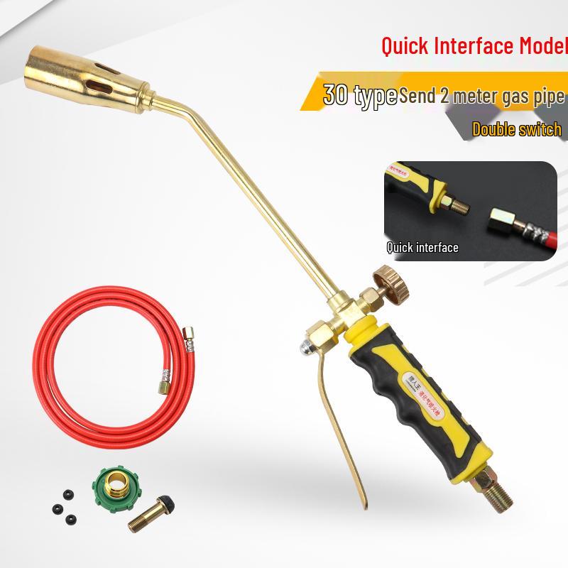 Portable Gas Blowtorch for Welding and Singeing Pig Hair