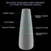 320 Pcs Frosted Poly Extension Gel With Scale Nail Forms Long Coffin Stiletto Mold Fake Nails Acrylic Gel French False Nails