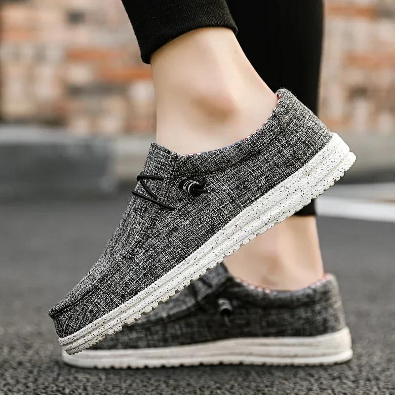Men's Casual Shoes Light Non-slip Loafer Flat Shoes Outdoor Sneakers Vulcanized Shoes for Men