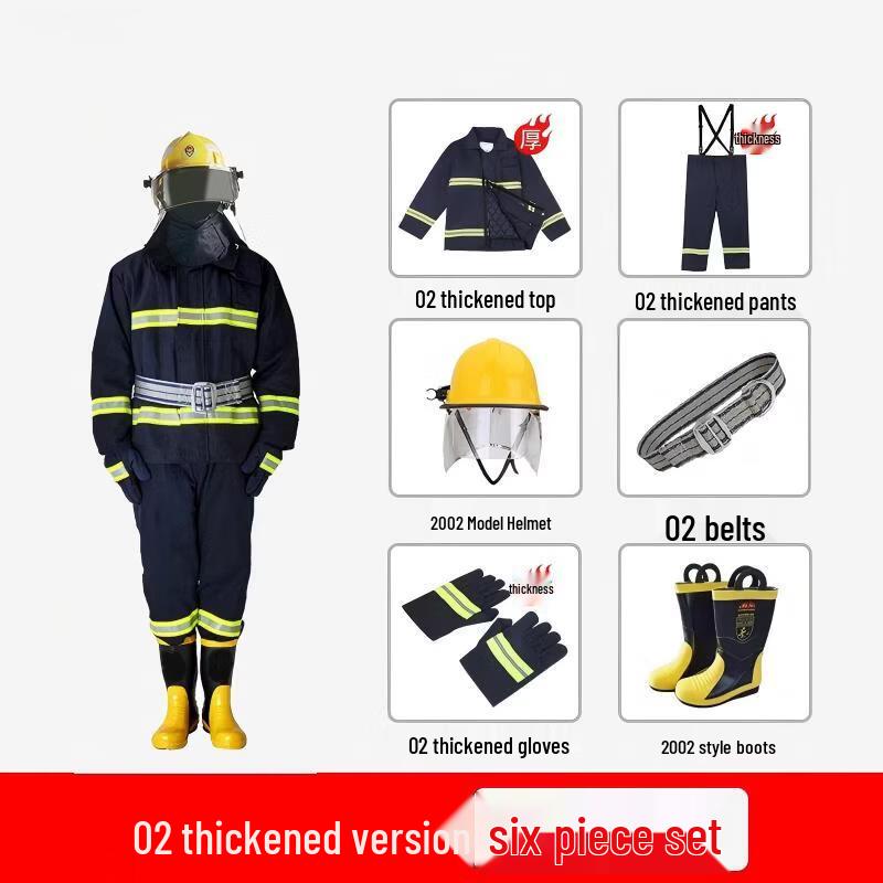 DAXTE Thickened Firefighter Suit Set