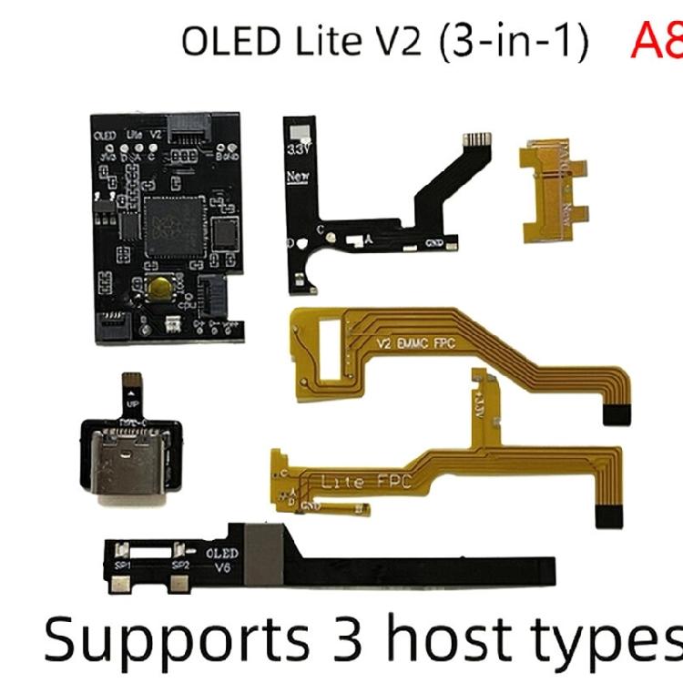 Cable de encendido y apagado multifuncional tres en uno para chip RP2040, varias consolas de control, entusiastas de la electrónica DIY