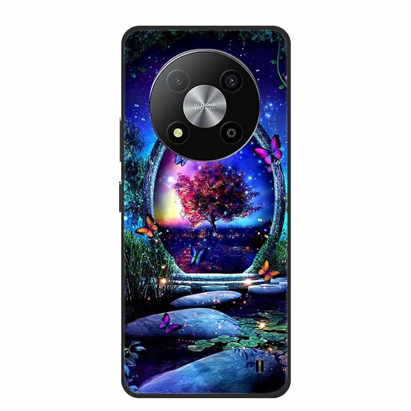 Phone Case For ZTE Blade A73 5G Back Cover Case Black Silicone Shockpoof Soft Funda For ZTE Blade A73 5G Case A 73 6.52" Coque