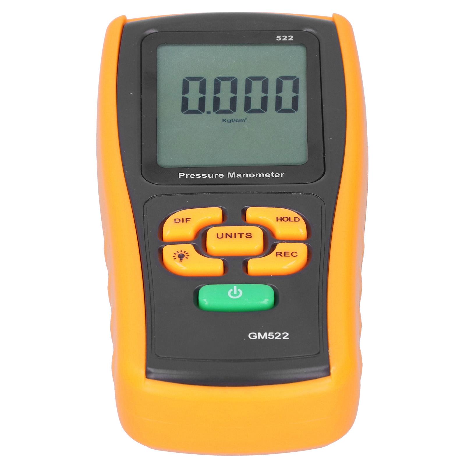 

GM522 Измеритель давления воздуха Портативный манометр Цифровой дифференциальный манометр Тестовый инструмент