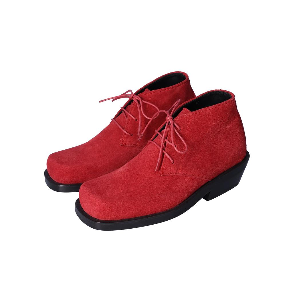 Nuosmiq Basa Chukka Boots Red Italy Sprit