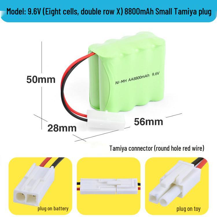 Ni-MH AA Rechargeable Battery Pack for Remote Control Cars: 3.6V To 12V
