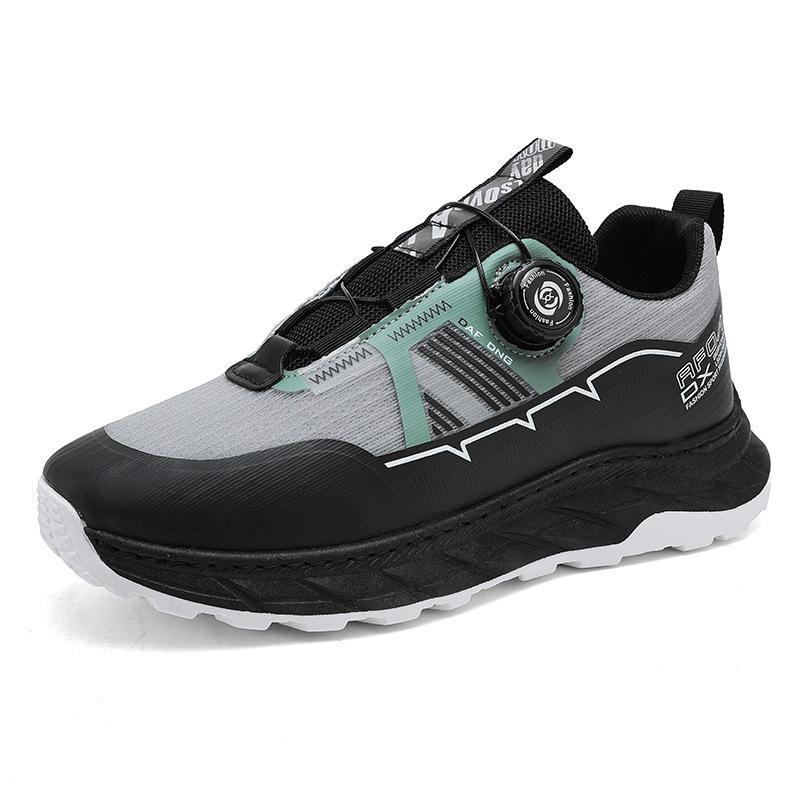 2025 European Station Automatic Buckle Off-road Running Shoes Low-top Leisure Function Mountaineering Hiking Breathable Outdoor Sports Shoes