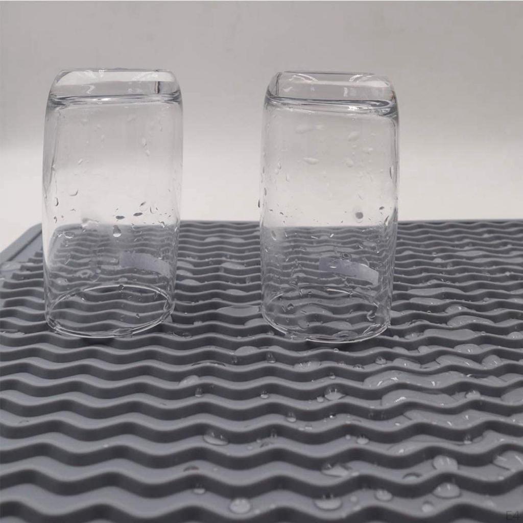 16x12inch Silicone Dish Drying Mat Large & Flexible BPA