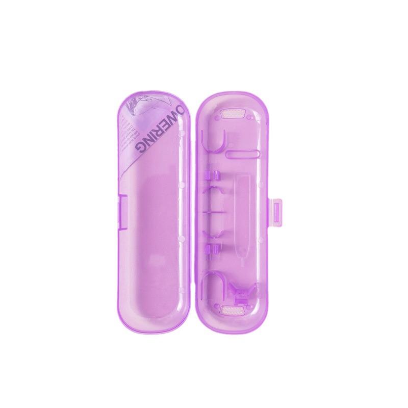 Glossy Purple Universal Electric Toothbrush Travel Case