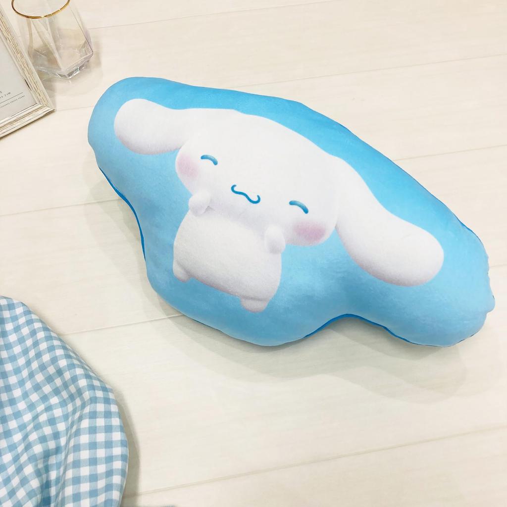 MORIPiLO Body Sanrio Characters Cinnamoroll Cinnamon Micro Plush Nap by Morishita Makura Pillow, (Die-Cut Cushion), Skin-Friendly Fabric, Toy, Pillow,