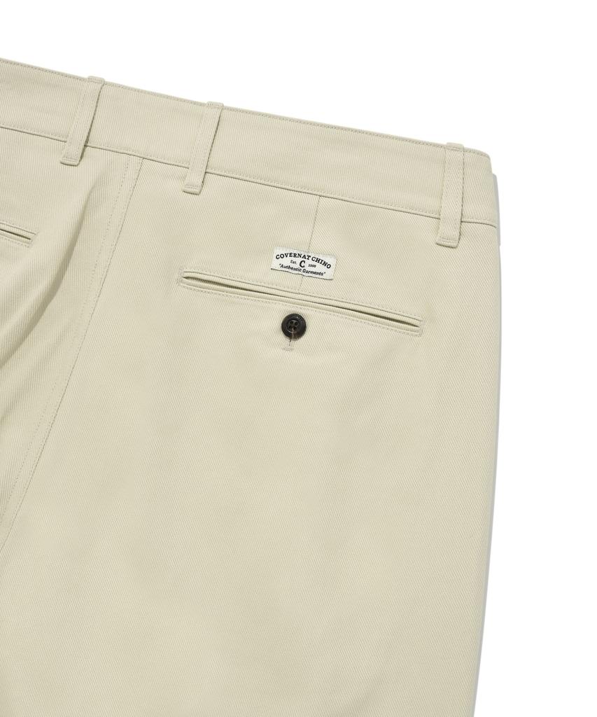 COVERNAT Chino Semi-Wide Pants Ivory
