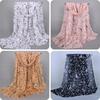 New Fashion Scarf Scarf Scarf Music Note Printed Shawl Women's Soft Chiffon Scarf Travel Photo Versatile And Wearable